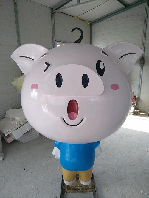 煙臺海陽新農基地卡通玻璃鋼雕塑
